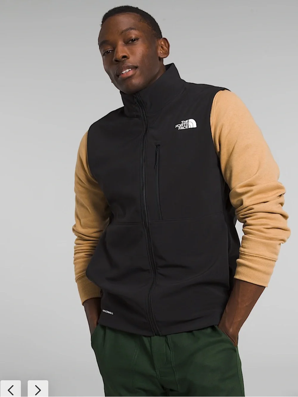 Men’s Apex Bionic 3 Vest XL Black Zip Up